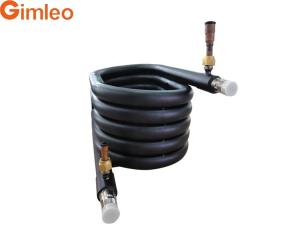China 13.5KW Tube In Tube Heat Exchanger GY-0135C With Trombone Coaxial Structure factory
