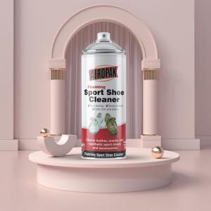 China Aeropak 200ml Foaming Sport Shoe Cleaner Spray Lifts Dirt on sale