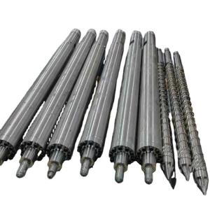 China Bimetallic Coating Injection Moulding Screw Barrel Manufacturer For Injection Molding Machines factory