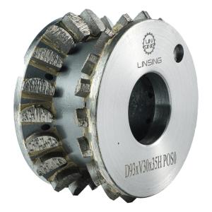 China Customized Metal Bond Diamond CNC Grinding Wheel for Stone Profiling Diameter Acceptable factory
