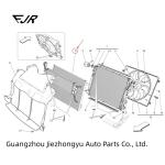 Secondary Water Radiator For Ghibli 2013-2016 Car Model Ghibli Levante