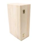 Festival Keepsake Vintage Hinged Lidded Wooden Box Unfinished Multifunctional