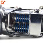 Shock Absorption Industrial 3 Inch Caster Wheels Chromium Plating Swivel Lock