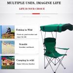 Outdoor Garden Camping Portable Backpack Fishing Chair with Office Building
