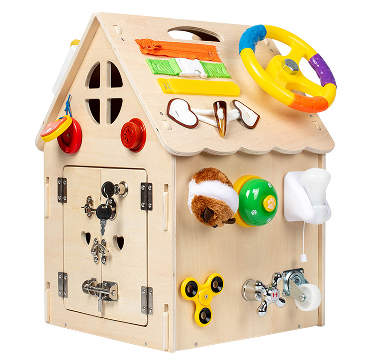 Montessori Educational Toys Busy Board for Enhancing Early Childhood Development