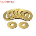 China manufactures metal spring round bolts nuts copper washer flat bronze