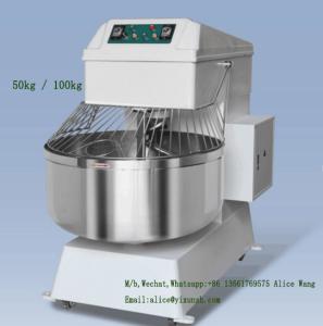 China Safe Industrial Bread Mixer 100kg Bread Dough Mixer Machine Low Voltage Protection factory