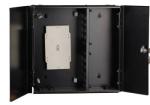12 24 48 core indoor Wall mount metal fiber Optic Cabinet wall mount FTTH