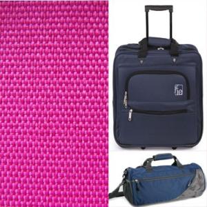 China polyester 600D oxford luggage fabric with PVC backing factory