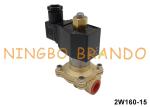 2W160-15-NO 1/2'' Brass Solenoid Valve 2/2 Way Normally Open