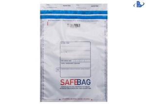 China Deposit Cash Self Sealing Tape LDPE Tamper Proof Evidence Bags factory