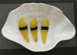 Shell Shape UNK Sushi Pan Unbreakable Plastic Porcelain Dinnerware Weight 208g