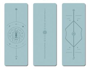 China China Supplier Antislip Pattern Pro Natrual PU Yoga Mat with many colours factory