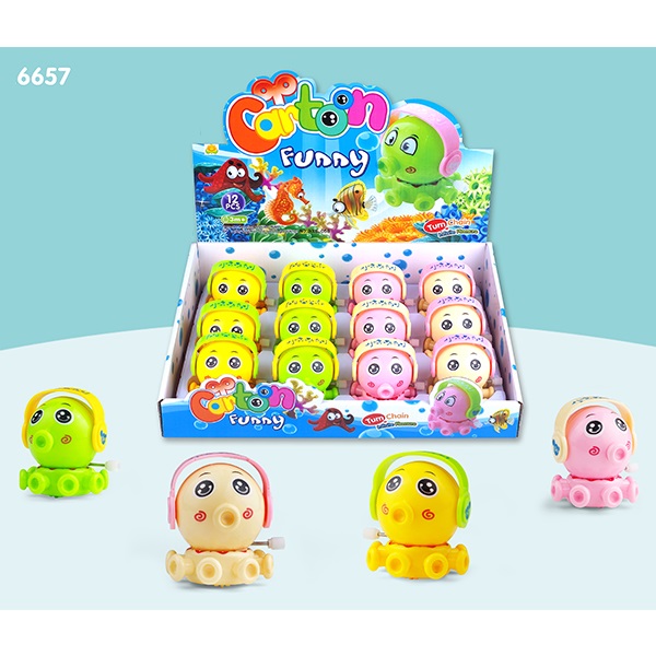 100% EN71 Plastic Wind Up Robot Toy Walking Light And Sound Age 3