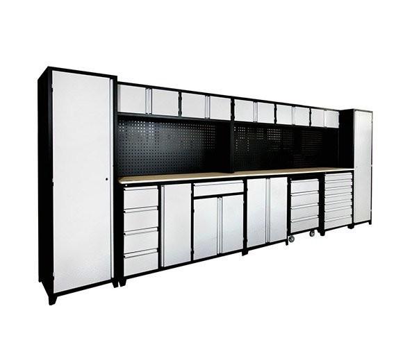 Optional Multi Drawers Combination Steel Garage Cabinet Tool Box for Customized
