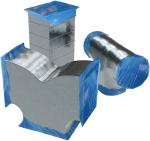 Temporary LDPE Duct Cover Film for HVAC Duct Protection
