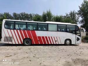 China Kinglong 55 Seats Leaf Spring Suspension XMQ6126 Used Shuttle City Passager Coach Bus For Sale factory