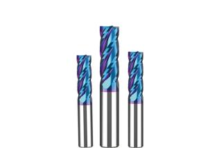 China Nano Coating Carbide End Mill Cutter For Nickel Titanuim Alloy Cast Iron factory