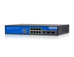 Entry Level Rack Mounting Industrial POE Switch 100~240VAC Input Power