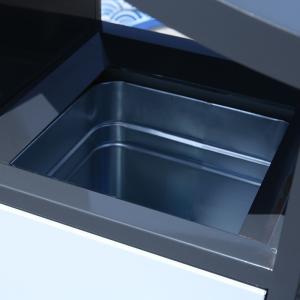 Stainless Bin Hand Push Dustbin Recycle Outdoor Garbage Bin Shed with Lid