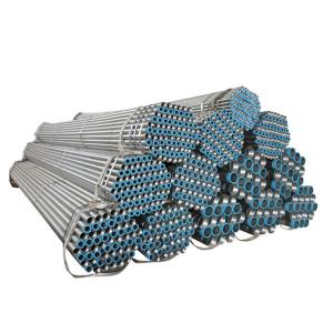 China Cold Rolled Galvanized Steel Round Pipe 20 g/m2 - 275 g/m2 Custom Steel Tubing DX51D+Z factory