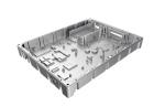 Square A380 Aluminum Die Casting Auto Parts Products Anodizing Passivation 2
