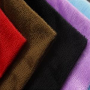 China 100% polyester warp knitting pearl velour/camouflage fabric factory