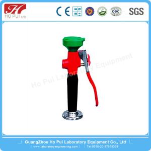 China Deck Mounted Single Way Steel Lab Casework Solid Brass Body Green And Red factory