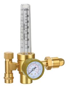 China Compact Design Compressed Gas Pressure Regulator With Flow Meter Easy Installation factory