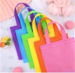 Reusable Party Non-Woven Favor Bags 9.5×9.5 Inch Pinata Goodie Gift Bag Colorful