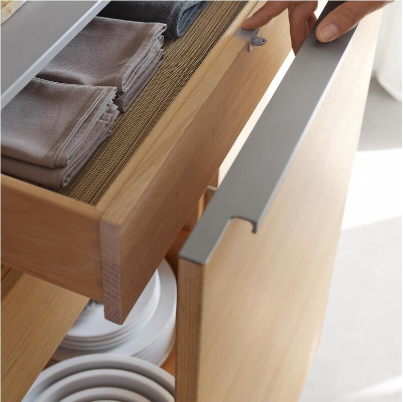 Simple Modular plywood kitchen cabinets Melamine Finishing For Home Improvement