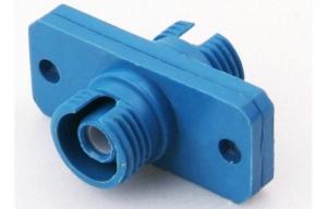 China Fiber optic FC/APC adapter with plastic housing long flange low loss ,single mode factory