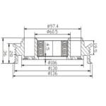 10PA17C 6PK 130mm Air Conditioning Compressor Clutch for CROWN 3.0
