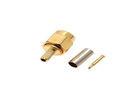 Waterproof SMA RF Coaxial Connectors Connector Male Plug Straight Crimp On Coax