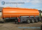Chemical Liquid 38000L Pneumatic Tanker Trailers 3 Axle Trailer