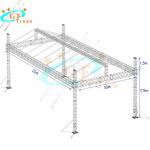 520*760mm Outdoor Event Truss Systems Aluminium 6061-T6
