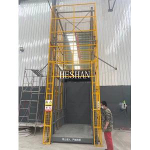 China Hydraulic Small Cargo Elevator Wall Mounted Warehouse Cargo Lift on sale