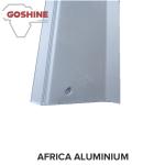 Black powder coated aluminium extrusion profile for aluminium handrail