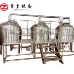 380V SS Commercial Beer Brewing Equipment Silver Color 500L / 1000L Capacity
