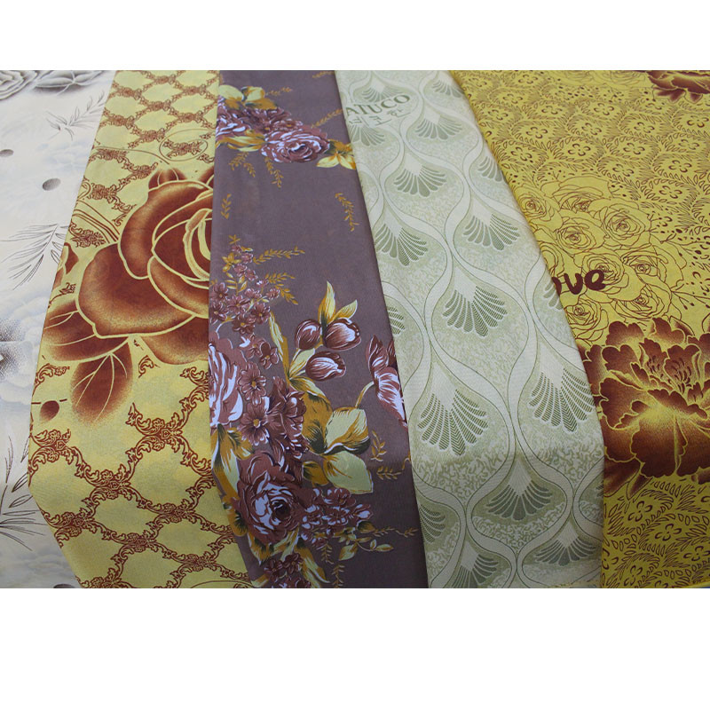 Polyester Warp Knitted Printed Mattress Quilting Fabric Customized 120gsm