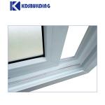 Windproof Hurricane Mirror Insulated Fix Glass 2 Track Pvc Windows White Frame
