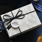 ISO9001 6 Pieces Marble Grain Rigid Paper Gift Box For Cell Phone