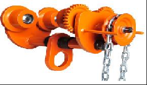 Manual Chains Geared Trolley Hoist Top Quality 0.5ton 1ton 2ton Moving Chain