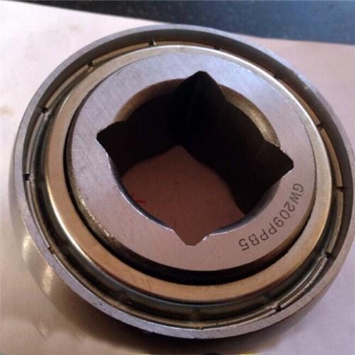 Agricultural Machinery Precision Ball Bearings GW208PP17 Square Bore Relubricabl