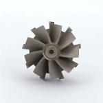 MS-TECH MGT2256 Turbine Wheel Shaft Ind 50mm Exd 44.12mm Blades 9 for Turbo