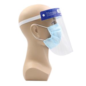 China Transparent Splash Face Shield / Face Protection Shield PET Material CE Certification factory