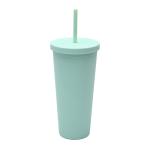 Wide Mouth Single Wall 24 Ounce Plastic Tumblers Clear Custom Plastic Tumbler