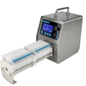 China LCD display flow rate peristaltic pump can drive multi pump head factory
