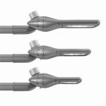 Die-cast Aluminum IP65 200W Outdoor LED Street Lights For Highway And Roadway