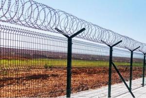 China Galvanized Concertina Razor Wire of Fence System for High Security Areas factory